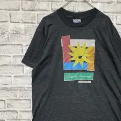 USA製90sヴィンテージTシャツ！シングルステッチ　グレー半袖古着　L 17