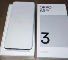 新品未使用　OPPO A3 5G ブラック　2025.8.23 購入