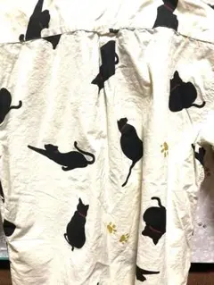 RAGOUT 猫プリント シャツ Lサイズ