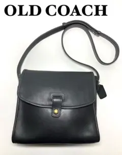 【美品・希少】COACH オールドコーチ ショルダーバッグ ブラック 2219