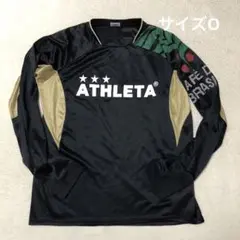 ATHLETA アスレタ プラシャツ　長袖　ブラック　メンズO