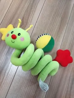スマイルキッズ　スパイラルバグ　知育玩具　あおむし