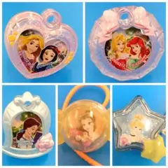 ディズニープリンセス　ヘアゴム　指輪