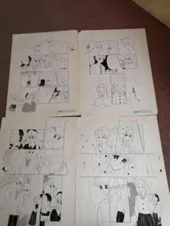 ‼️少女漫画 原画　素人漫画　ハンドメイド　趣味　8 枚‼️3 新 9-16