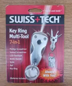 【新品】（並行輸入品）SWISS＋TECH　キーリングマルチツール７in１