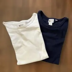 早い者勝ち Felco Tシャツ 2枚セット ネイビー ホワイト 40