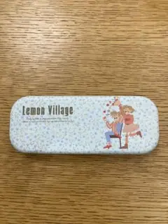 【中古品】Lemon VillegeレモンビレッジXmasハート型缶 昭和レトロ 中古品】Lemon VillegeレモンビレッジXmasハート型缶 昭和レトロ
