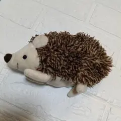ハリネズミ　ポーチ　筆箱　人形