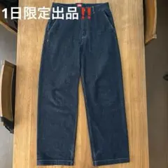 order Loose denim pants one wash "INDIGO