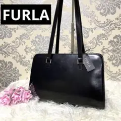 FURLA フルラ トートバッグ ドーム型 ブラック 肩掛け