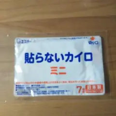 貼らないカイロ ミニ