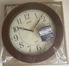 新品箱入り！カシオ　インテリア　クロック　掛け時計　丸