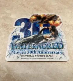usjユニバ　ウォーターワールド30周年シール　USJユニバーサル