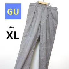 GU テーパード スラックス パンツ XL オフィス ビジネス 通勤 58