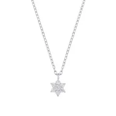 美品♡TSUTSUMI♡ネックレス♡K10 WG♡7粒 ダイヤ♡フラワーモチーフ