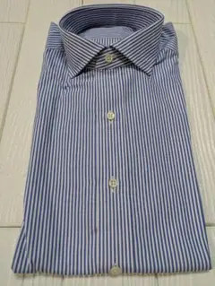 【訳あり・未使用】Maker's Shirt 鎌倉 タグなし ストライプ
