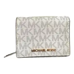 MICHAEL KORS ホワイト 三つ折り財布
