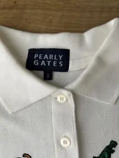 PEARLY GATES 恐竜刺繍ポロシャツ サイズ0