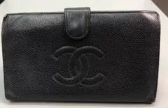 L-3 CHANEL シャネル 55. 財布 長財布 ブラック