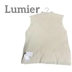 【✨限定品✨】【新品•未使用】【Lumie】人気ノースリーブトップス アイボリー
