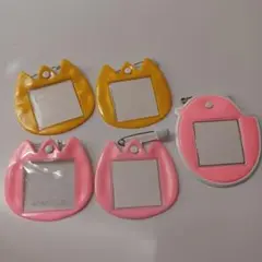 名札入れ　チューリップ　ひよこ　幼稚園　保育園　名札ケース　5個セット　レトロ