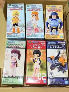 【6点セット】ONE PIECE ワーコレ　エッグヘッド　パシフィスタ　ナミ