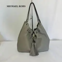 マイケルコース MICHEAL KORS レザー 本革 巾着型 ショルダーバッグ