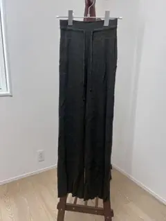 ユニクロ　ウォッシャブルニットリブパンツ