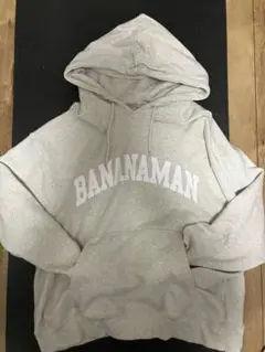 【新品未開封】 バナナマン  bananamanパーカー  ホワイト　ブラック バナナマン POPUP STORE Goods bananaman パーカー(WHT) ￥9,800