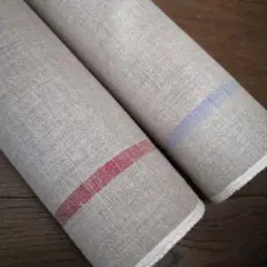 麻　約60幅×約40　2枚セット　まとめ売り