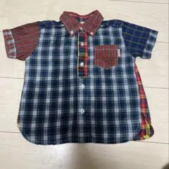 チェックシャツ 100cm
