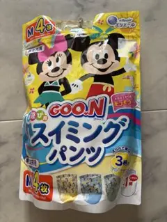 GOO.N 水遊び用スイミングパンツ　Mサイズ 4枚入り