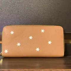 LOEWE ロエベ 星柄 長財布 キャメル