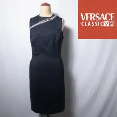 イタリア製 VERSACE CLASSIC V2 ストレッチワンピース 40