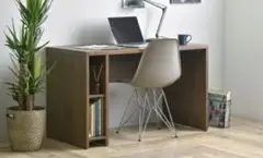デスク幅120cm ブラウン