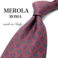 【極美品】MEROLA ネクタイ 新品同様 超希少 イタリア 逸品 キレイめ