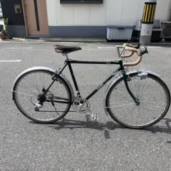 キャンピングキャリア　ランドナー　ツーリング車　ビンテージ　26インチ 日東キャンピー装着 アラヤツーリストキャンピング仕様