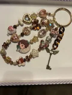 ヒロノ&ジェシカハンドメイドビーズストラップ