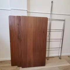 無印 ステンレスユニットシェルフ ウォールナット