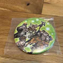 ジョジョの奇妙な冒険　ヒーローズコレクション缶バッジ　荒木飛呂彦展　全員集合