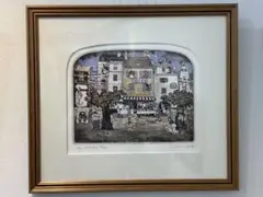【真作】グラハム・クラーク 手彩色エッチング 直筆サイン 版画 絵画 真作】グラハム・クラーク 手彩色エッチング 直筆サイン 版画