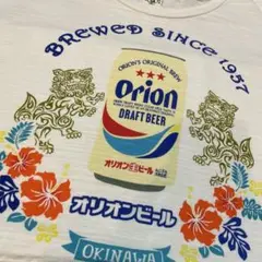 紅や オリオンビール tシャツ LXL白 半袖 シーサー 沖縄 琉球