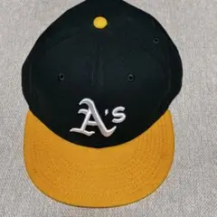 【美品】ニューエラ×オークランドアスレチックス MLB キャップ帽子