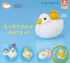 もっちりアヒルDAYS 雨の日 ガチャガチャ マスコット フィギュア