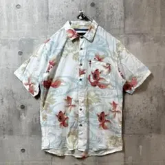 ⭐️即決価格⭐️夏、泳ぐ。THRUXTON金魚アロハ　3L♪ オーバーサイズ