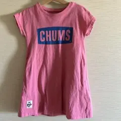 CHUMS ワンピース 90-100 ピンク チャムス