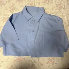 水色 半袖シャツ Lサイズ