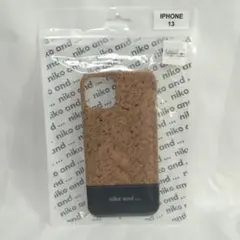niko and... ニコアンド オリジナルコルクiPhone13ケース