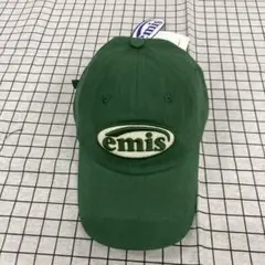 emis 緑色 ベースボールキャップ