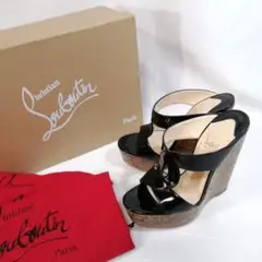 ルブタン 22.0cm ベタつき Christin Louboutin サンダル